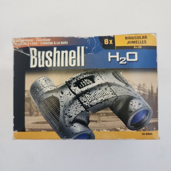 Bushnell H20 8x25 Waterproof, Fog proof binoculars in box - Picture 1 of 3